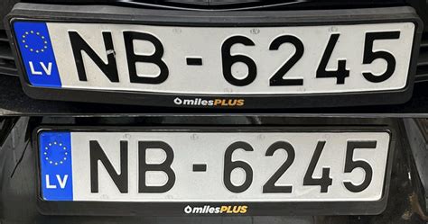 nummernschild land lv - autokennzeichen Lv.